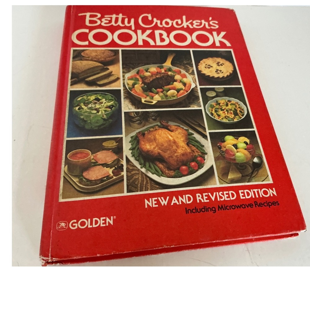 Betty Crocker Vintage Cookbook New and Revised Edition Hardcover 1982 Golden